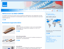 Tablet Screenshot of bao-chemie.de